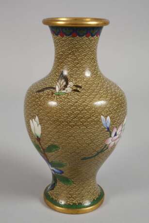 Drei Vasen Cloisonné - Foto 3
