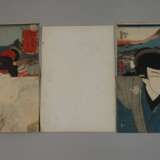 Drei Farbholzschnitte Utagawa Kunisada (Toyokuni III.) - фото 12