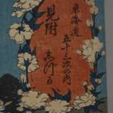Zwei Farbholzschnitte Utagawa Kunisada (Toyokuni III.) - photo 3