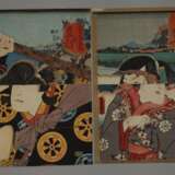 Zwei Farbholzschnitte Utagawa Kunisada (Toyokuni III.) - Foto 9