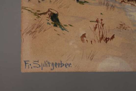 Fritz Splitgerber, Morgensonne - фото 3
