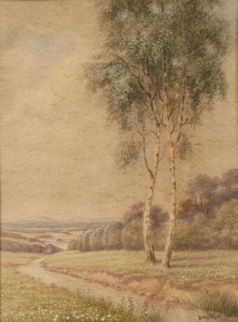 Ludwig Vogel, "Birken am Bach" - photo 1