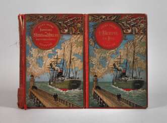 Zwei Ausgaben Jules Verne