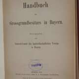 Handbuch des Großgrundbesitzes in Bayern 1879 - photo 2