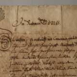 Urkunde Johann Nicolaus von Gersdorff zu Pulsnitz - photo 5