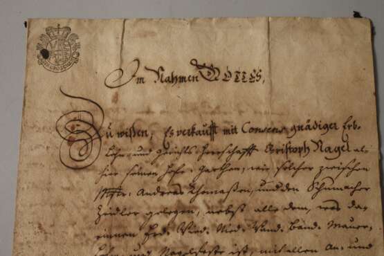 Urkunde Johann Nicolaus von Gersdorff zu Pulsnitz - фото 5