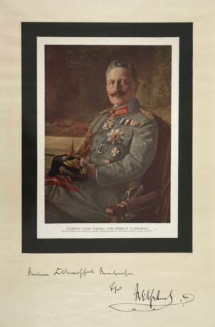 Autograph Kaiser Wilhelm II. - Foto 1