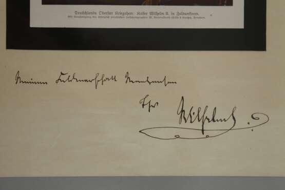 Autograph Kaiser Wilhelm II. - photo 2