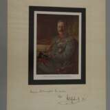 Autograph Kaiser Wilhelm II. - Foto 3