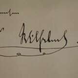 Autograph Kaiser Wilhelm II. - photo 4