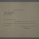 Albert Einstein, Brief mit Autograph - photo 4