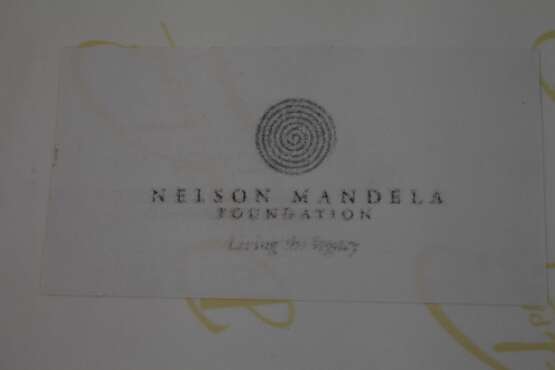 Nelson Mandela, Foto mit Autograph - Foto 4