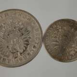 Zwei Silbermünzen Kaiserreich - photo 3