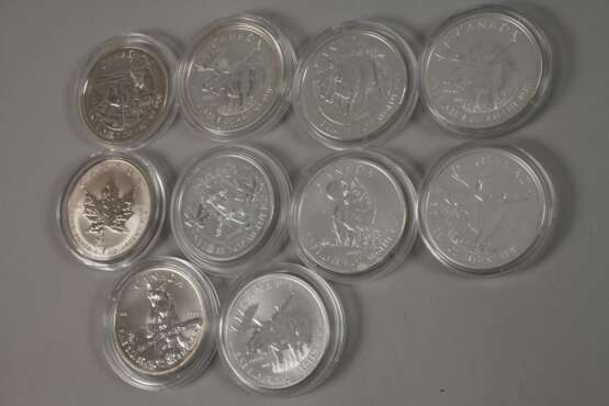 Zwanzig Silbermünzen Kanada - Foto 2