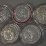 Zehn Silbermünzen Afrika - photo 4
