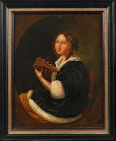 Renaissanceportrait Dame an Knicklaute - фото 1