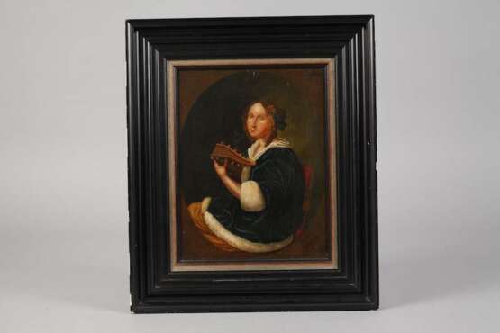 Renaissanceportrait Dame an Knicklaute - photo 2
