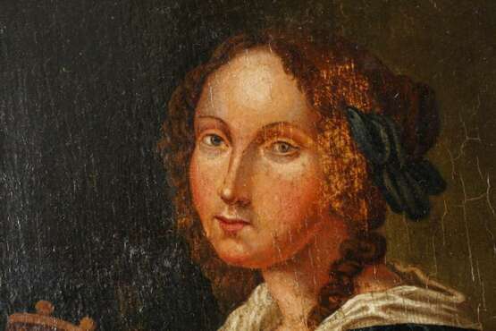 Renaissanceportrait Dame an Knicklaute - фото 4