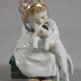 Meissen "Kind mit Katze im Arm" - photo 2