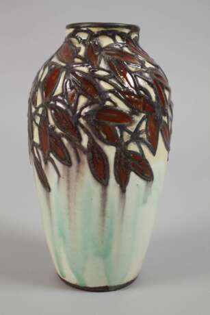 Max Laeuger Vase Blattdekor - photo 2