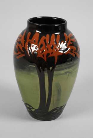 Max Laeuger Vase Schlickermalerei - photo 1