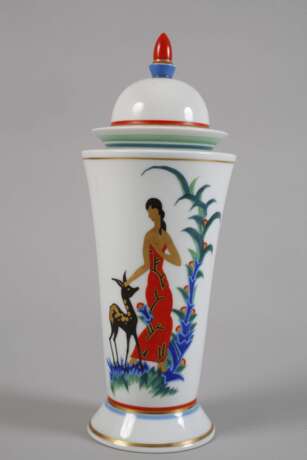 Rosenthal Deckelvase "Mädchen mit Reh" - Foto 2