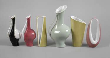 Rosenthal sechs Vasen
