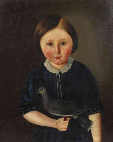 Mädchen mit Taube, Biedermeier - photo 1