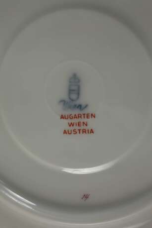 Augarten Wien vier Teetassen "Indisch Purpur" - фото 3