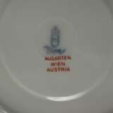 Augarten Wien vier Teetassen "Indisch Purpur" - фото 3