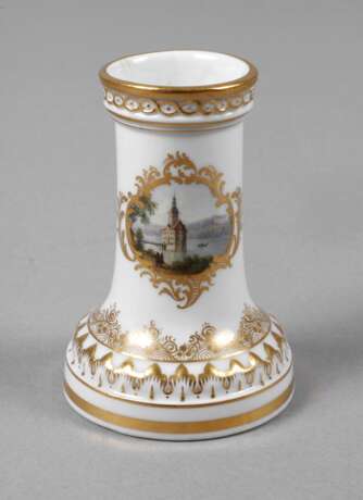 Meissen kleine Vase Ansicht Schwarzwasserstelz - photo 1