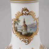 Meissen kleine Vase Ansicht Schwarzwasserstelz - Foto 4