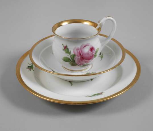 Meissen Gedeck "Rote Rose" - photo 1