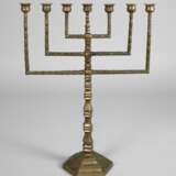 Judaica großer Menoraleuchter - photo 1