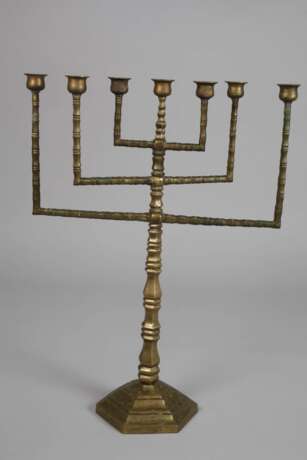 Judaica großer Menoraleuchter - photo 4