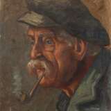 Willy Bleys, Männerportrait mit Pfeife - фото 1