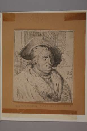 Hendrick Goltzius, Portrait eines Mannes mit Hut - Foto 2