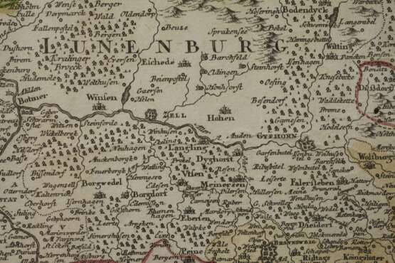 Johann Baptist Homann, Karte Norddeutschland - photo 4