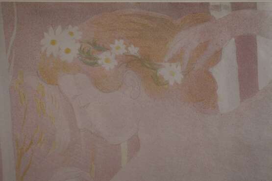 Maurice Denis, "Nymphe couronnée de pâquerettes" - Foto 5