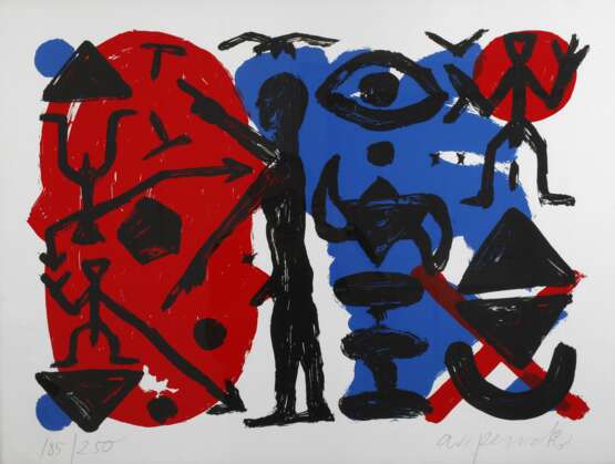 AR Penck, Figurative Komposition - Foto 1