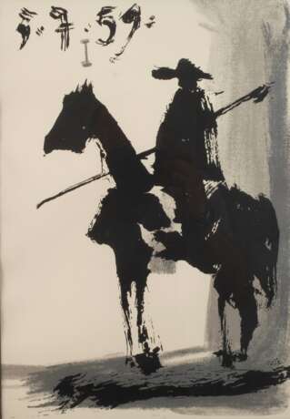 nach Pablo Picasso, Don Quijote zu Pferd - photo 1