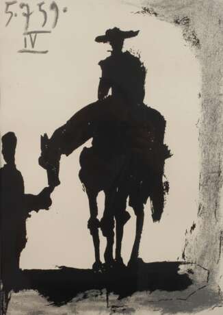 nach Pablo Picasso, Don Quijote und Sancho Panza - photo 1