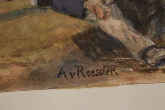 Adalbert von Roessler, "Die Landwehr vor Paris" - фото 3