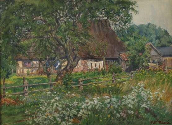 Emil Werner Baule, "Hinterm Hause" - Foto 1