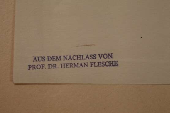 Hermann Flesche, Konvolut Arbeiten auf Papier - photo 3