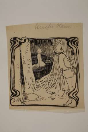 Alice Wanke, attr., Serie Jugendstilillustrationen - Foto 2