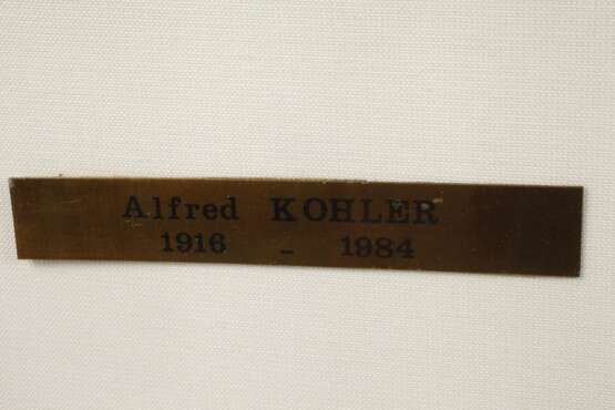 Alfred Kohler, "Abstraktes Stillleben" - Foto 3
