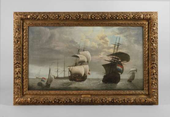 Willem II. van de Velde Nachfolge, Schiffe auf See, - photo 1