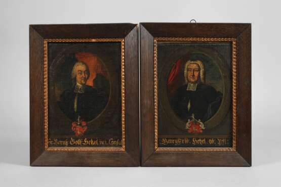 Zwei barocke Herrenportraits - Foto 1