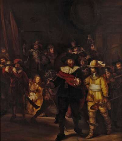 nach Rembrandt, "Die Nachtwache" - Foto 1